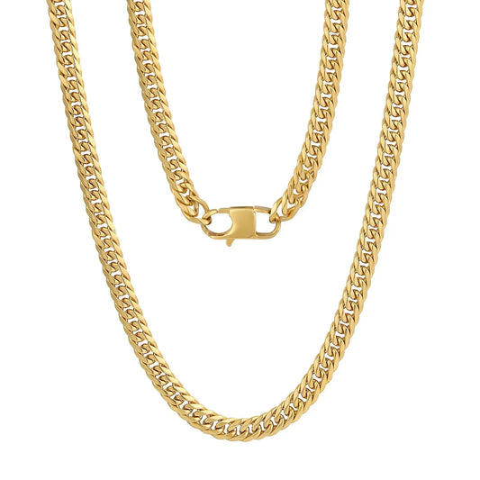 9mm Gold Cuban Link Chain