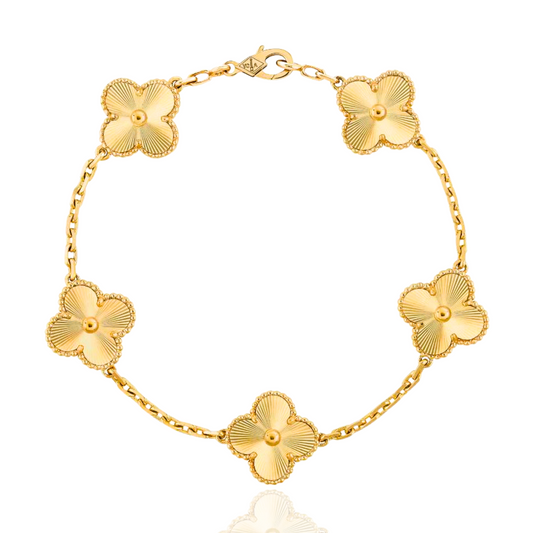Lucky Clover Bracelet - Gold