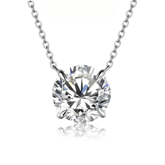 VVS1 Moissanite Pendant Necklace